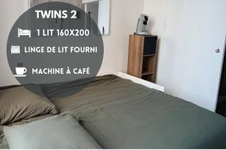 Twinsroom2 Wifi 2pers Accès 24sur7 - 4