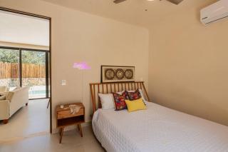 Close to Cenotes Private Pool 24hr Hr Security Gym Yoga Villa - Tulum - 3
