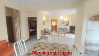Spacious Groundfloor apartment 150m- public beach- AC both rooms - 0