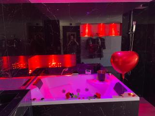 Suite SPICY LOVE - proche Nice et Cannes - Jacuzzi privatif - piscine vue mer - 6