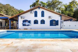 CASA PARATY · linda piscina, bilhar, campo de futebol, em condomínio - Caraguatatuba - 0