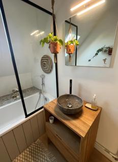 Chambre et salle de bain privée - Santes - 4