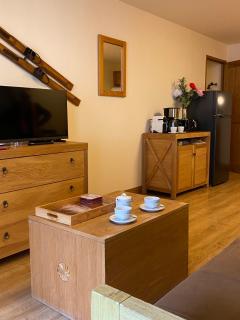 Appartement T2+coin nuit 6 pers résidence de Cami Real au centre du village de saint Lary Soulan avec piscine intérieure+ sauna et hammam - 2