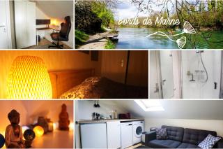 Appartement 2 pièces "Le Cocon Urbain" - Rénové et Cosy - Proche Paris & Disneyland - Neuilly-Plaisance - 9