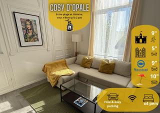 Cosy d'Opale, 4 pers, proche vielle ville, wifi - Boulogne-sur-Mer - 0