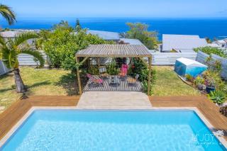 Kaz Sa-Sa - 4 chambres - 4 salles de bain - piscine - vue mer - Les Avirons - 7