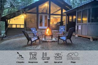 Le1603 - Le Petit Caribou - Chalet spa et plage - Sainte-Lucie-de-Doncaster - 6