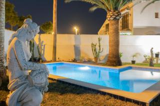 Villa La Contenta jardín y piscina en Conil centro - Conil de la Frontera - 6