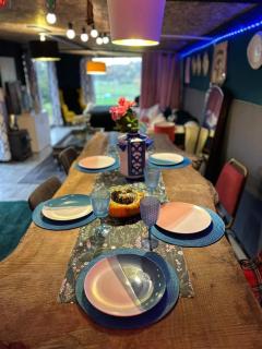HERTFORD FARM Cabin with wood burner pet friendly fire pit bbq - Bramfield - 8