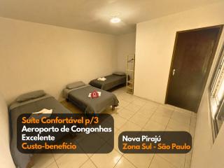 Suíte 4 exclusiva em Casa/Pousada, Aeroporto Congonhas - suíte não compartilhada - São Paulo - 9