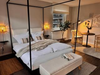 Seaside Rooms - Design-Apartment mit Balkon & Parkplatz - inklusive Strandkorb direkt am Wasser und Spa & Sauna saisonal - 9