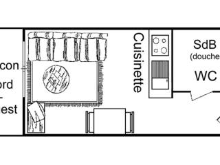 Studio cosy pour 2 avec balcon et casier à skis - FR-1-293-306 - Hauteluce - 7