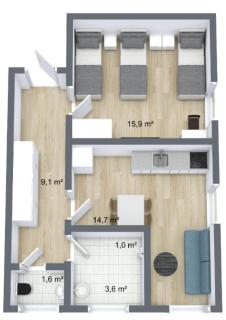 Würzburg Altbau-Citylofts - Würzburg - 1