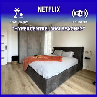 1 Ch. Luxe Apt|Cœur de Juan-les-Pins|Plage à 50m - Juan-les-Pins - 0
