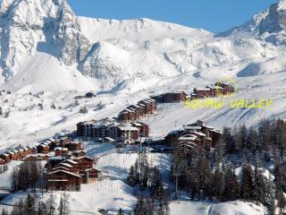 Bel appartement calme, rénové, balcon, 3 chambres, WiFi, Plagne Villages - FR-1-455-53 - 2