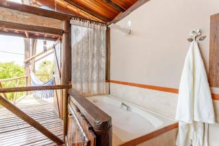 Casa de Hospedes Chalé Rustico com Banheira e Piscina Privativa a 1h de SP Espaço Totalmente Privativo - 6
