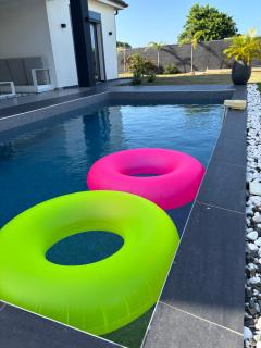 Villa CANELLE FWI 4 Étoiles piscine jacuzzi beach surf - Le Moule - 3