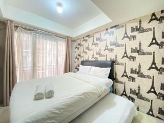 Homey Studio Furnished at Grand Asia Afrika Apartment By Travelio - 0