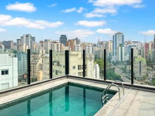 Studio Kitchen Balcony Modern - São Paulo - 8