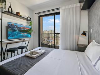 Studio Kitchen Balcony Modern - São Paulo - 2