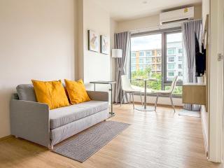 PHYLL Condo Private Beach Vibes at Central Phuket 1 BR Unique Garden View - Ban Rangeng - 5