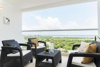 CB1432 Acogedora Suite 2min Aeropuerto-BalconPriv - Cartagena das Índias - 9