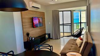 Edf Casabela - Apartamento Beira Mar com 2 quartos sendo 1 suíte com vista para as piscinais naturais com ar condicionado em todos os quartos e na sala - 1 vaga de garagem - Maceió - 2