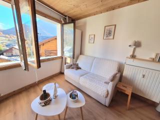 T2 cosy avec très belle vue à 400m des pistes - Monginevro - 5