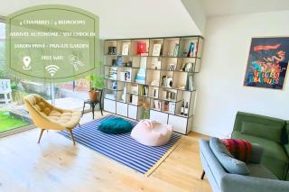 Spacieux et lumineux - 4 chambres - Jardin - WIFI - Bordeaux - 0