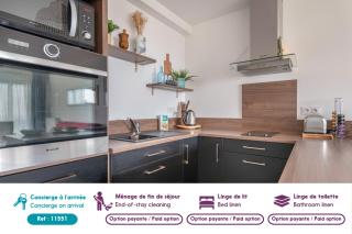 Appartement pour 4 face mer plage + piscine - Pornic - 8