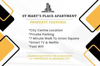 St Marys Place Apartment - Grampian Lettings - Aberdeen - 1