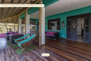 Casa Gracinda: piscina ampla e jardim em Fortim - 4