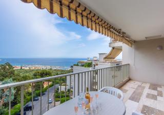 Le Mirador, vue mer, piscine, terrasse - Mentone - 8