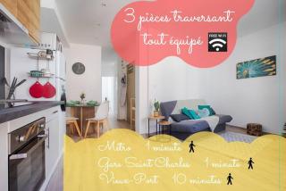 Joli T3 avec balcon - Gare St-Charles à 50 m - 0