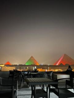 Middle east pyramids view - Giza - 0