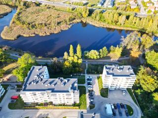 Bella Vista - 3pok, 5 łóżek, centrum, parking, winda, widok na rzekę, Netflix - Iława - 5