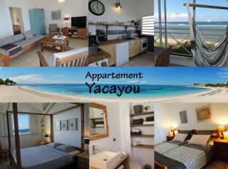Appartement sur la plage, avec vue panoramique sur le lagon - YACAYOU - 0