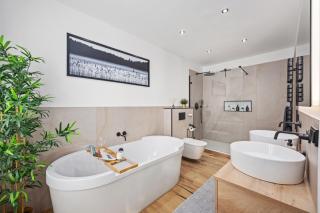 EDLER WOHNRAUM Schloßteich-Suite 3 SZ mit zwei Balkonen, Kaffeevollautomat, Kamin, Klima, Lift & zwei Parkplätzen - Chemnitz - 8