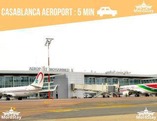 Airport Apartment Suite Casablanca FREE WIFI Modern Confort Calme - 6