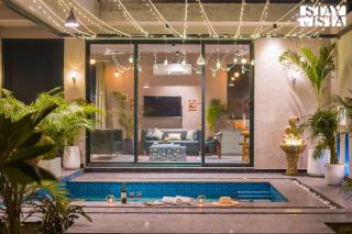 StayVista at Starlit Manor with Private Pool, AC, BBQ - Jaipur - 8