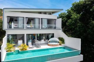 X Villa Luxury Bophut 3BR Seaview Pool Villa - Ban Khlong Mae Nam - 0