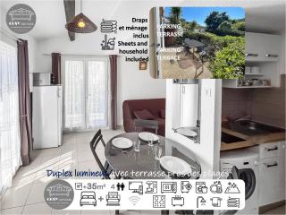 Duplex lumineux avec terrasse près des plages - Mandelieu La Napoule - 0