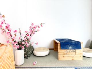 Lili House -- Serene Japanese Garden Villa,4 min to station,3 bedrooms,8people ok - 8