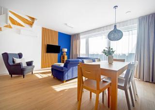 Całoroczny Apartament Dwupoziomowy SUPERIOR z ogródkiem, max 7 os - Rewal - 7