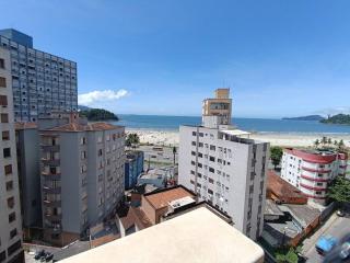 Céu e Mar Na Janela - Apartamento pé na Areia - São Vicente - 5