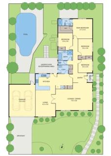 Villa pool garden - 2