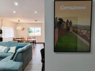 Appartement Familial proche de Carcassonne - Villemoustaussou - 0