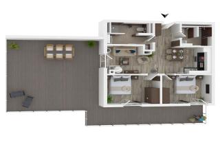 Sommertraum - Charmante 3-Zimmer Wohnung mit Eckbalkon in Wustrow - Wustrow - 2