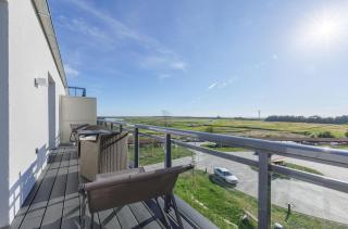 5 Sterne Ferienwohnung Boddenstern - atemberaubender Blick auf Bodden - Wustrow - 9