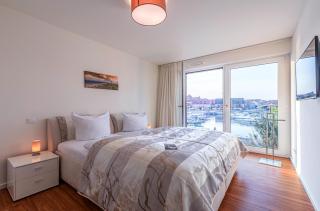 Hafenblick - Wohnung in der Hafenresidenz mit Balkon & Wasserblick - Waren - 6